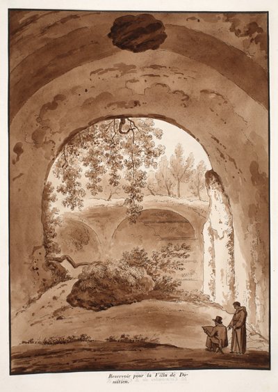 Réservoir pour la villa de Domitien, 1833 - Agostino Tofanelli
